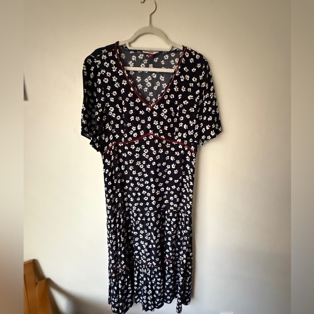 Tommy Hilfiger Floral V-Neck Dress
